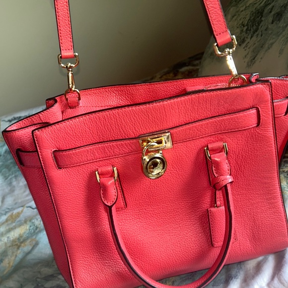 Michael Kors Hamilton Lock Tote Shoulder Bag - Picture 3 of 7